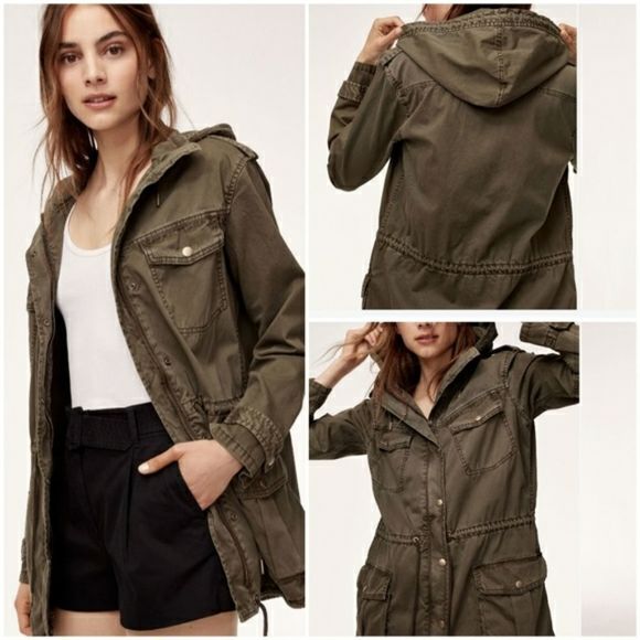 ARITZIA Talula Trooper Utility Jacket Grey - Picture 2 of 12